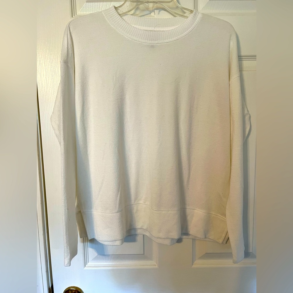 White Lucky Brand Sweater - Size S/P. Lightweight. Great condition.